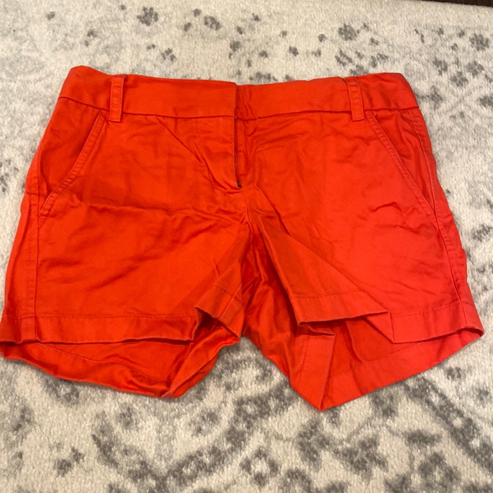 J Crew red chino shirt size 2